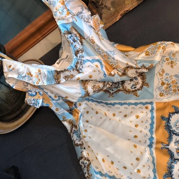 Anthropology Silk 100% Silk Reformation Aribella Camisole Midi Dress - Picture 10 of 15